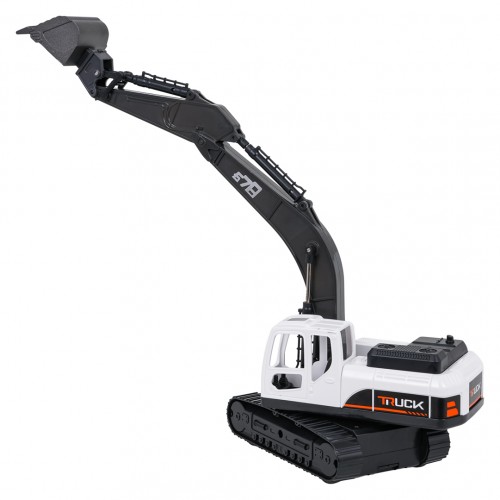 Metal Excavator White
