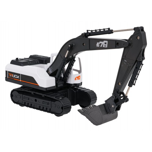 Metal Excavator White
