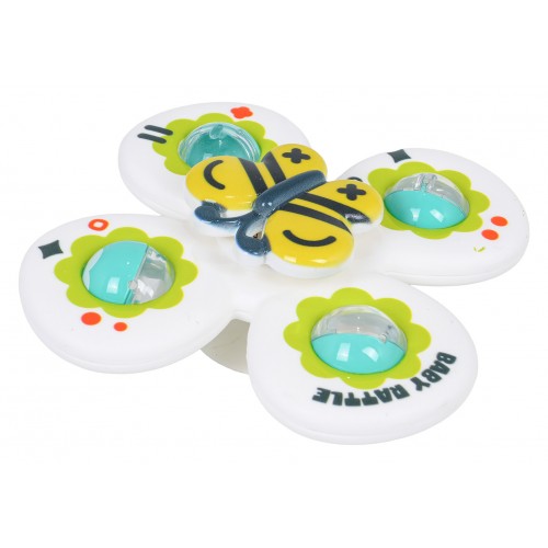3in1 Ladybug, Butterfly, Bee Spinner Set