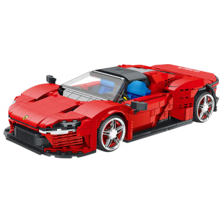 Red Sports Car Brick Set 1069pcs.