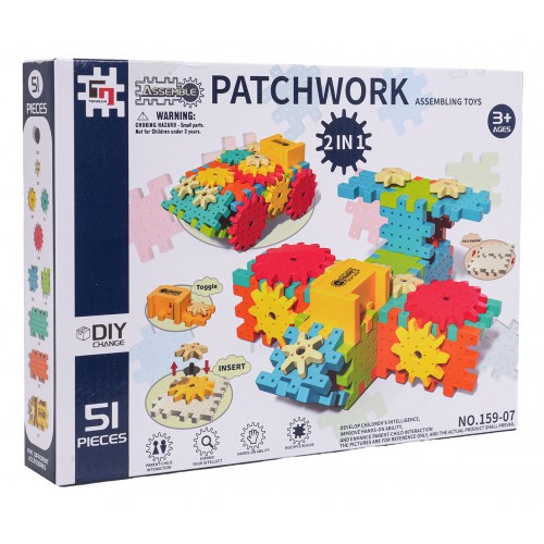 STEAM Building Blocks Set 51 pcs.