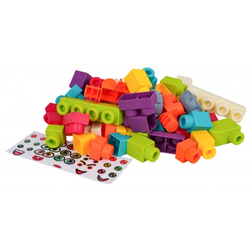Soft Blocks Set 60 pcs + Backpack