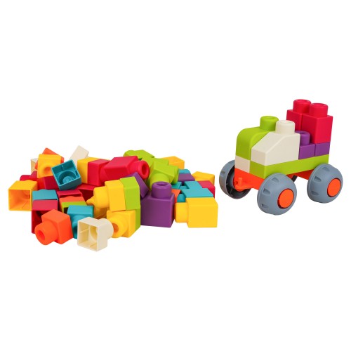 Soft Blocks Set 60 pcs + Backpack