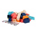 Soft Blocks Set 44 pcs + Frog Packaging