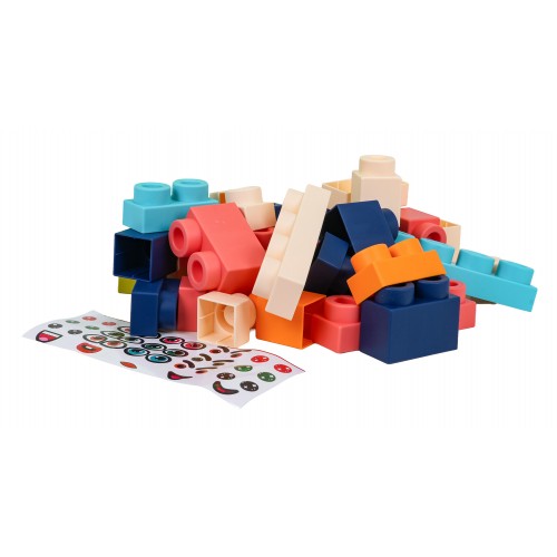 Soft Blocks Set 44 pcs + Frog Packaging