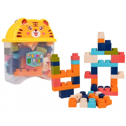 Soft Blocks Set 44 pcs + Tigger Packaging