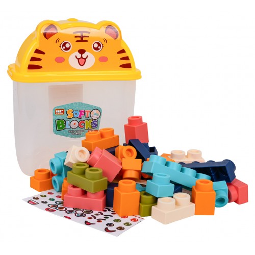 Soft Blocks Set 44 pcs + Tigger Packaging