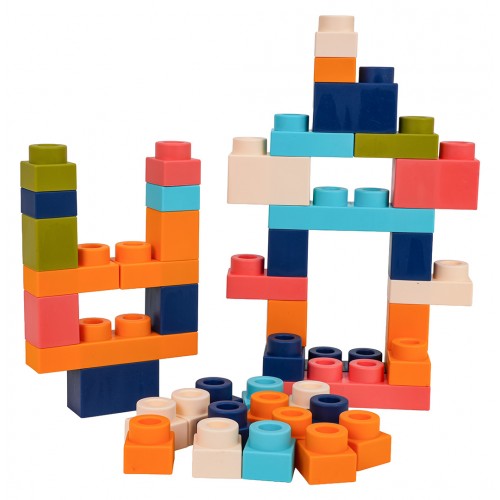 Soft Blocks Set 44 pcs + Tigger Packaging