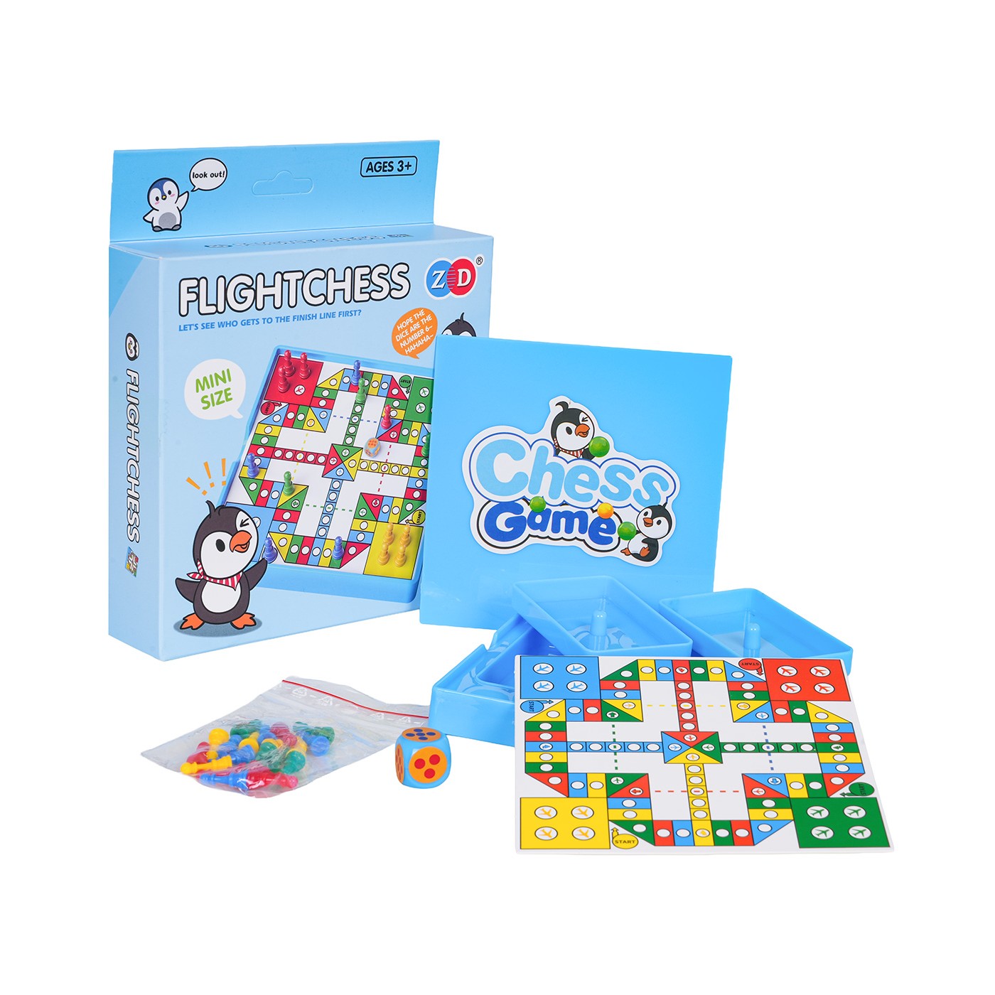LUDO Penguin Board Game