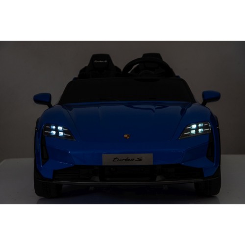 Porsche Taycan Turbo S Blue Vehicle