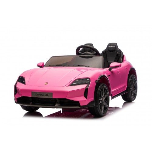 Porsche Taycan Turbo S Pink Vehicle