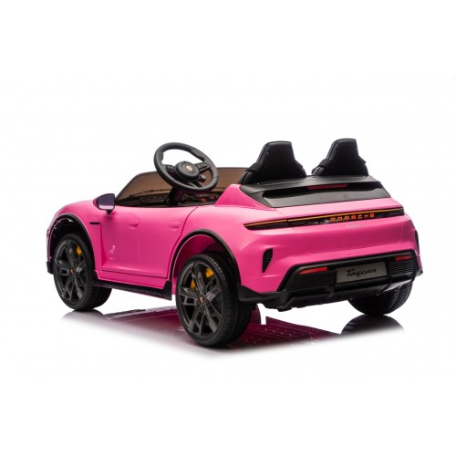 Porsche Taycan Turbo S Pink Vehicle
