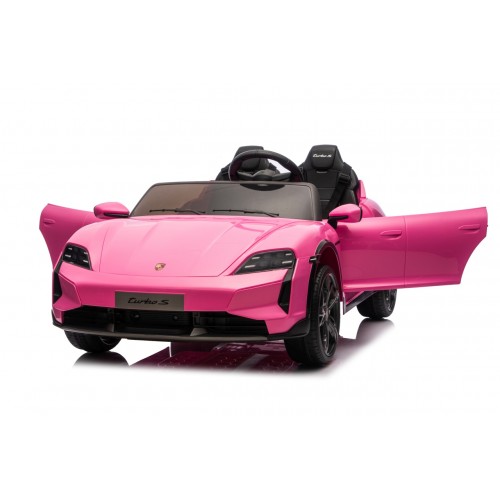 Porsche Taycan Turbo S Pink Vehicle