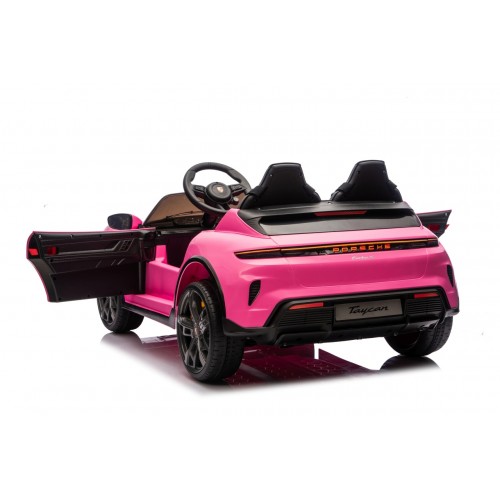 Porsche Taycan Turbo S Pink Vehicle