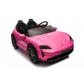 Porsche Taycan Turbo S Pink Vehicle