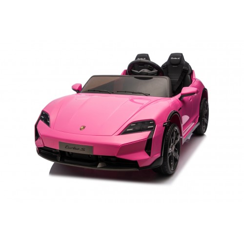 Porsche Taycan Turbo S Pink Vehicle