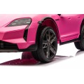 Porsche Taycan Turbo S Pink Vehicle