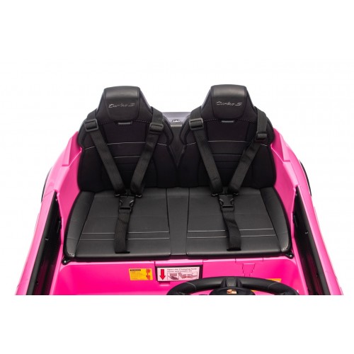 Porsche Taycan Turbo S Pink Vehicle