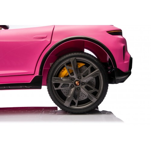 Porsche Taycan Turbo S Pink Vehicle