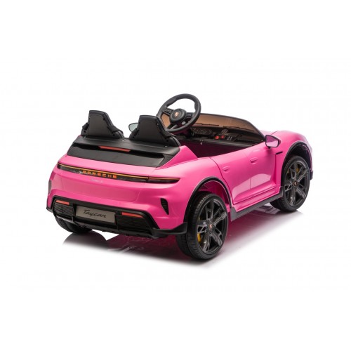 Porsche Taycan Turbo S Pink Vehicle