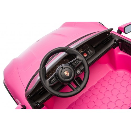 Porsche Taycan Turbo S Pink Vehicle