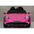 Porsche Taycan Turbo S Pink Vehicle