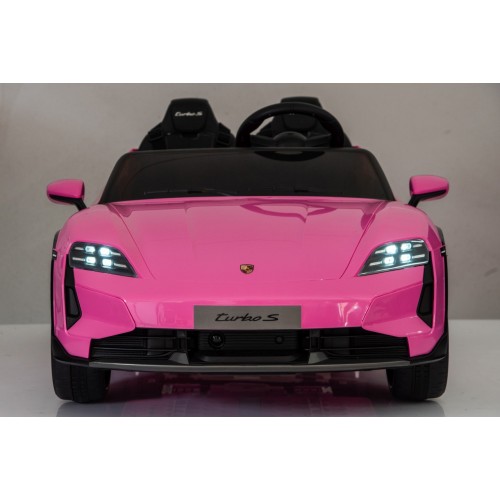 Porsche Taycan Turbo S Pink Vehicle