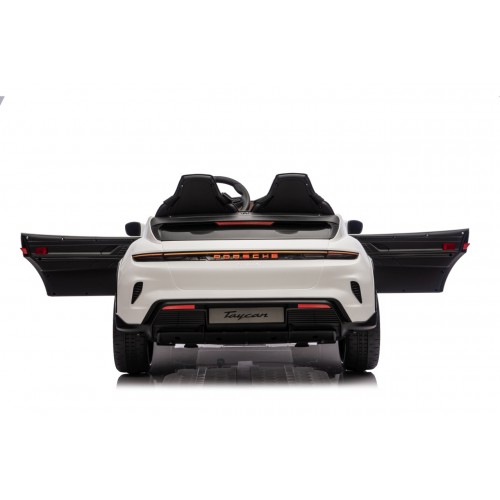 Vehicle Porsche Taycan Turbo S White