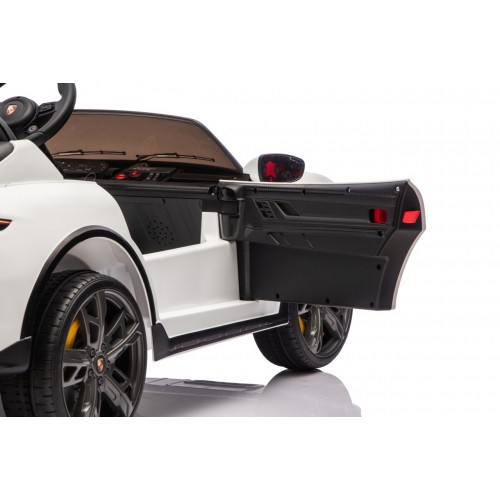 Vehicle Porsche Taycan Turbo S White