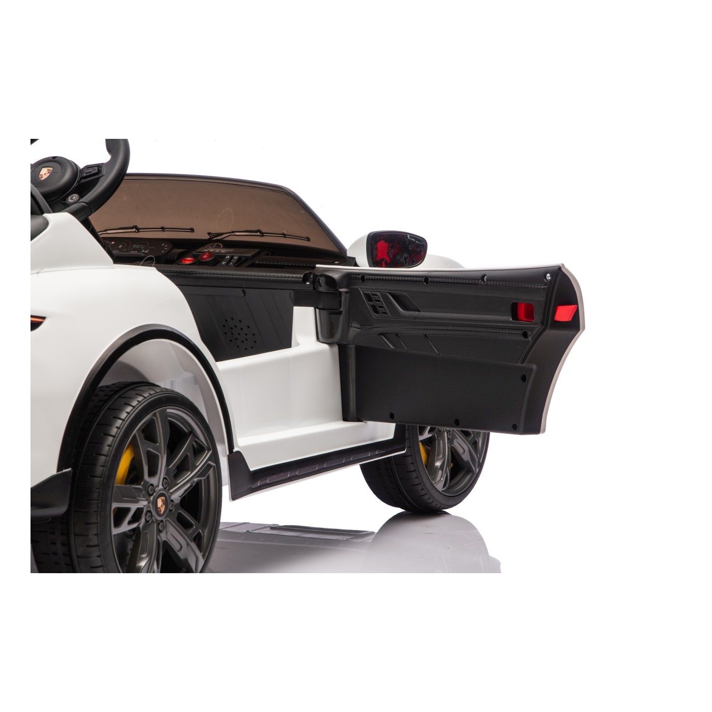 Vehicle Porsche Taycan Turbo S White