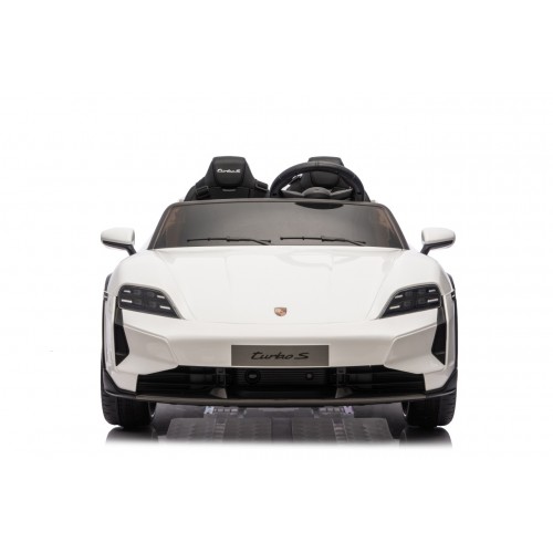 Vehicle Porsche Taycan Turbo S White