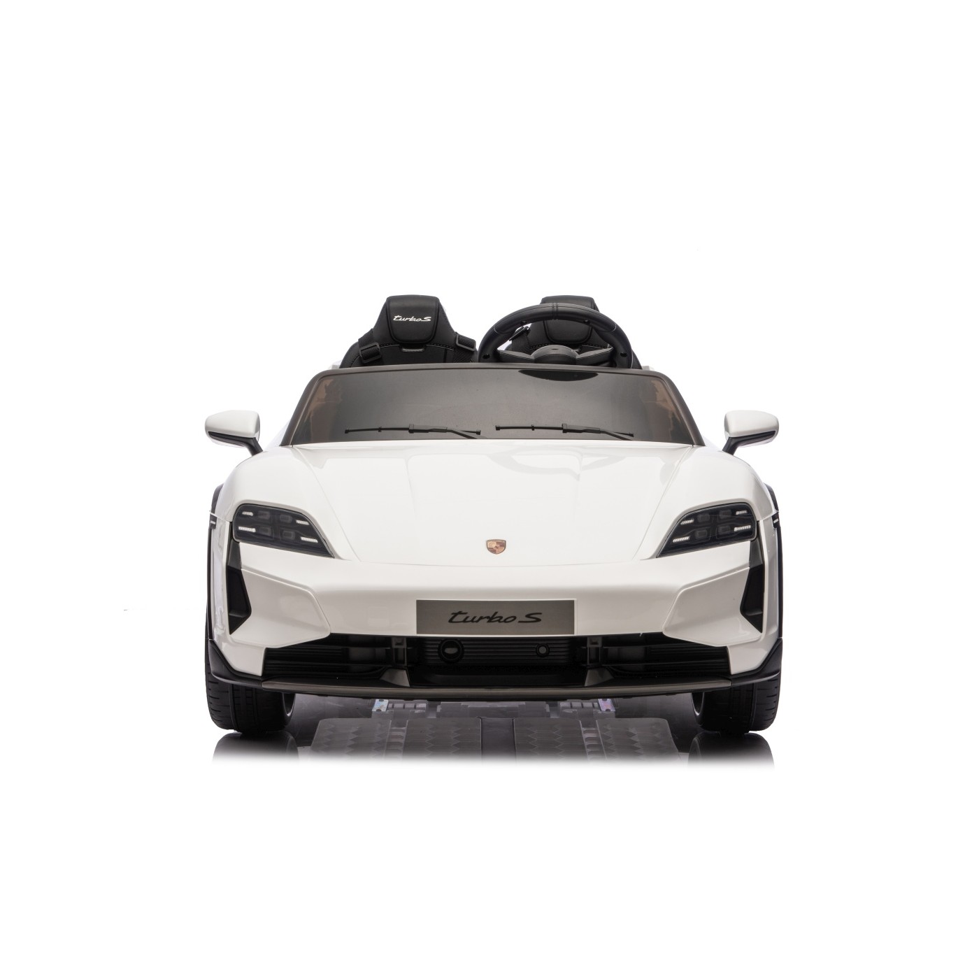 Vehicle Porsche Taycan Turbo S White