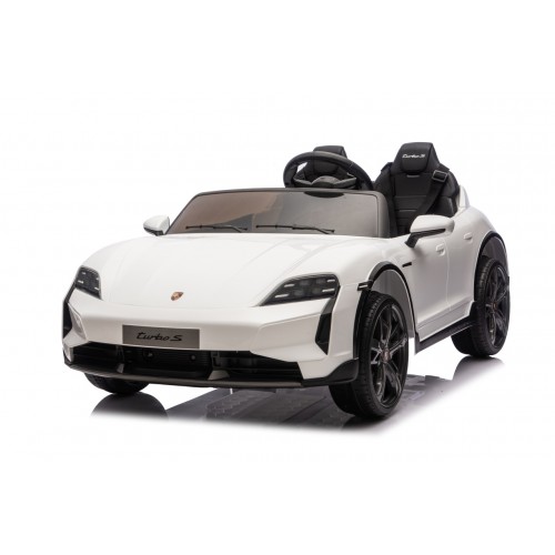 Vehicle Porsche Taycan Turbo S White