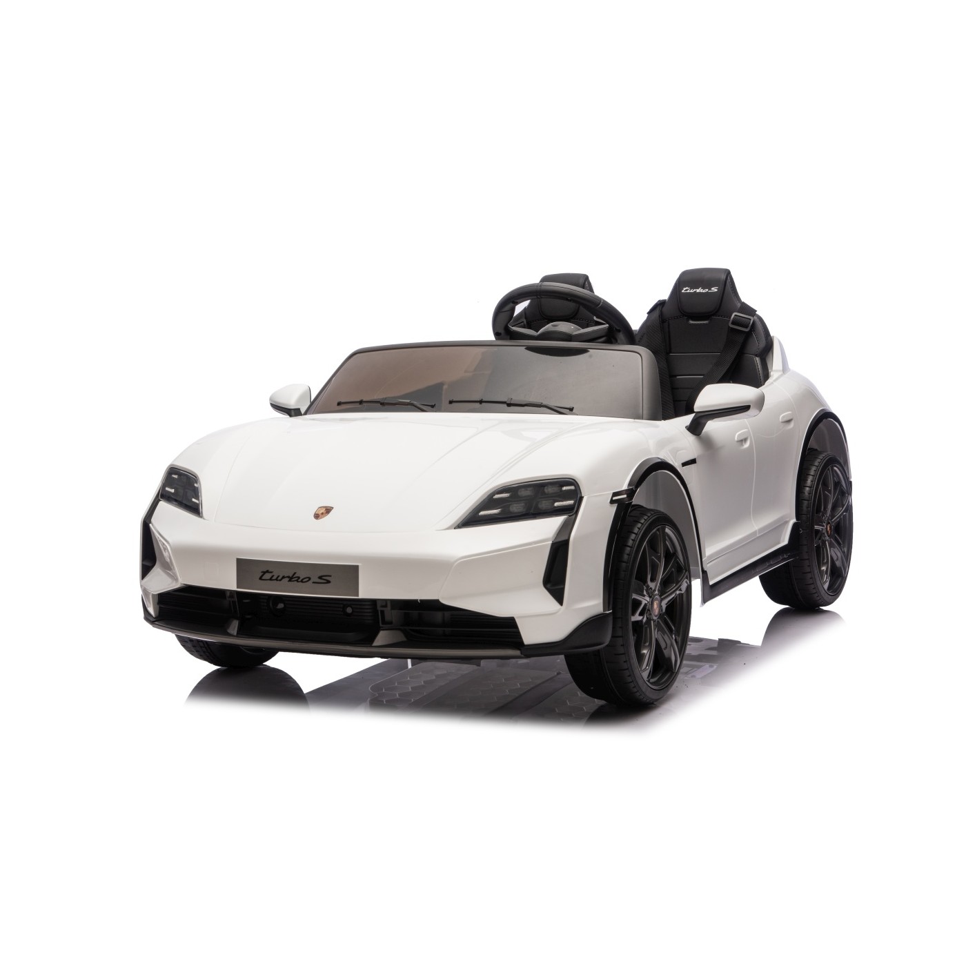 Vehicle Porsche Taycan Turbo S White