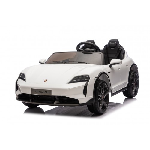 Vehicle Porsche Taycan Turbo S White