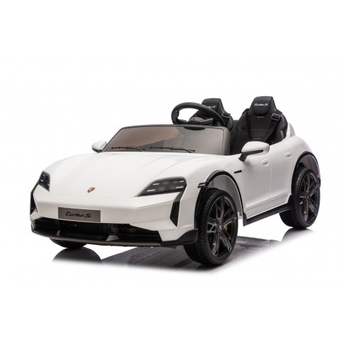 Vehicle Porsche Taycan Turbo S White