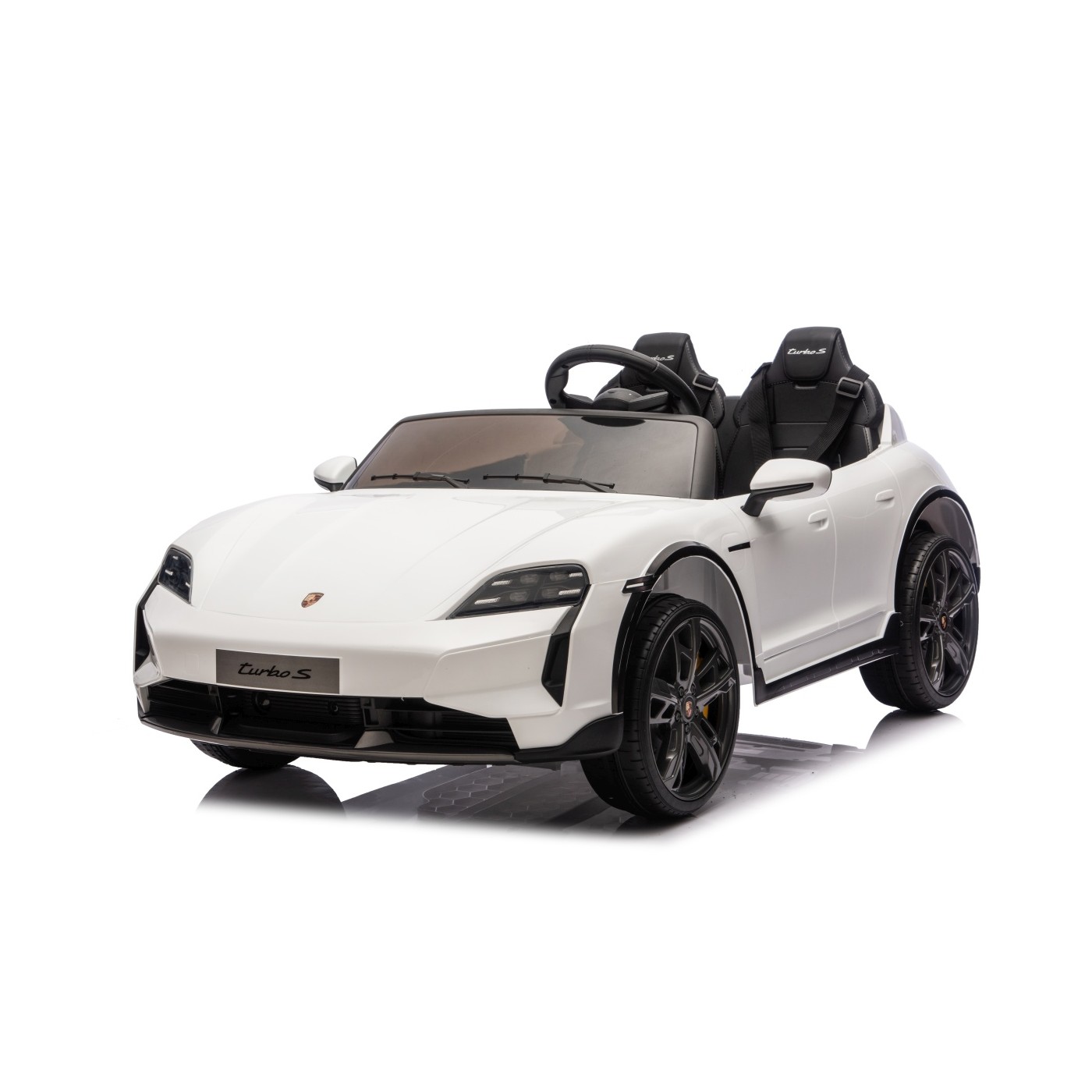 Vehicle Porsche Taycan Turbo S White