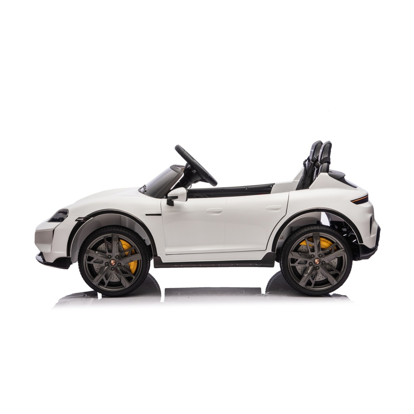 Vehicle Porsche Taycan Turbo S White