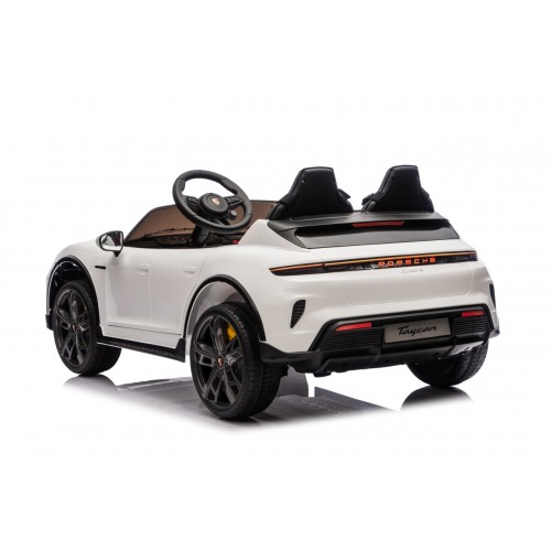 Vehicle Porsche Taycan Turbo S White