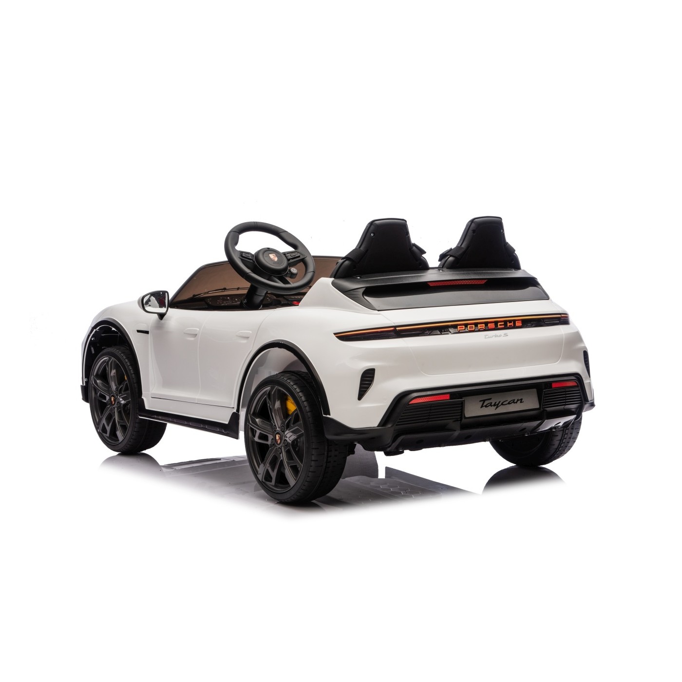 Vehicle Porsche Taycan Turbo S White