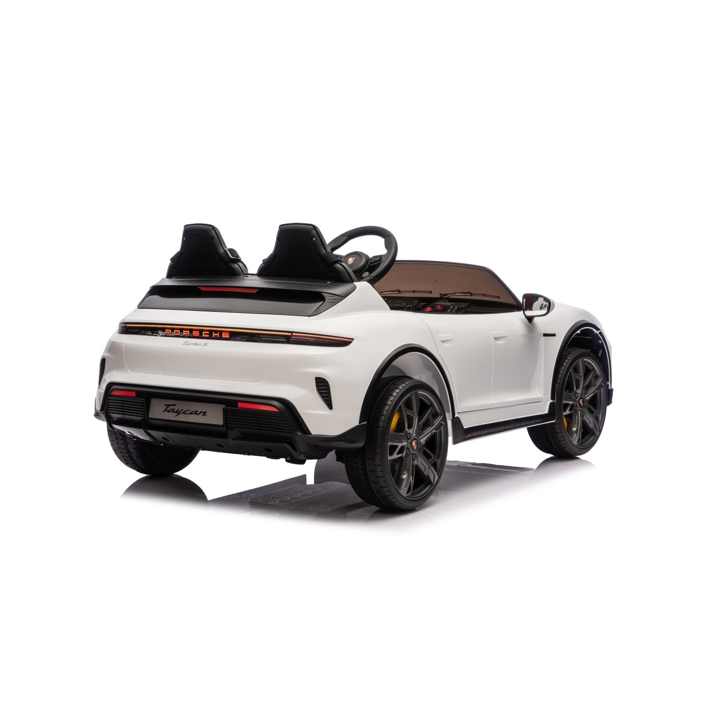 Vehicle Porsche Taycan Turbo S White