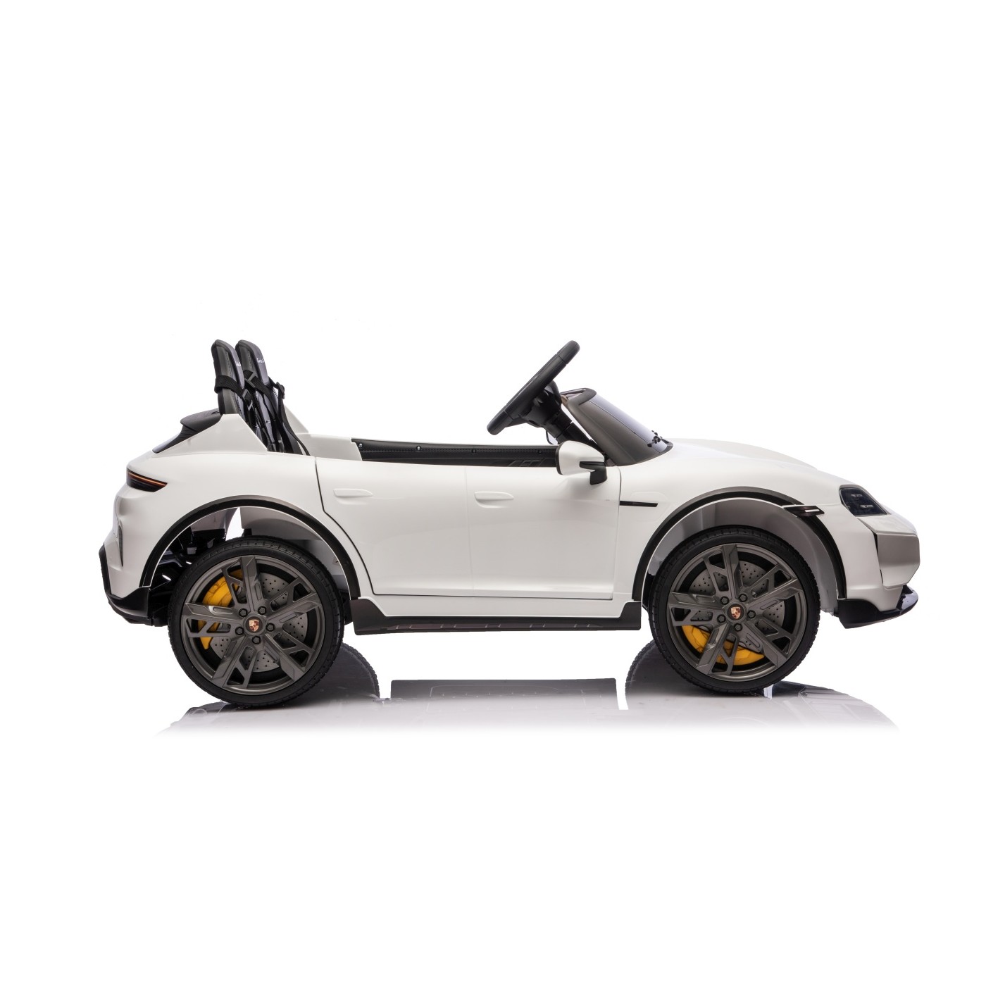 Vehicle Porsche Taycan Turbo S White