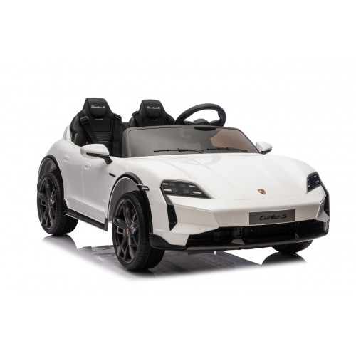 Vehicle Porsche Taycan Turbo S White