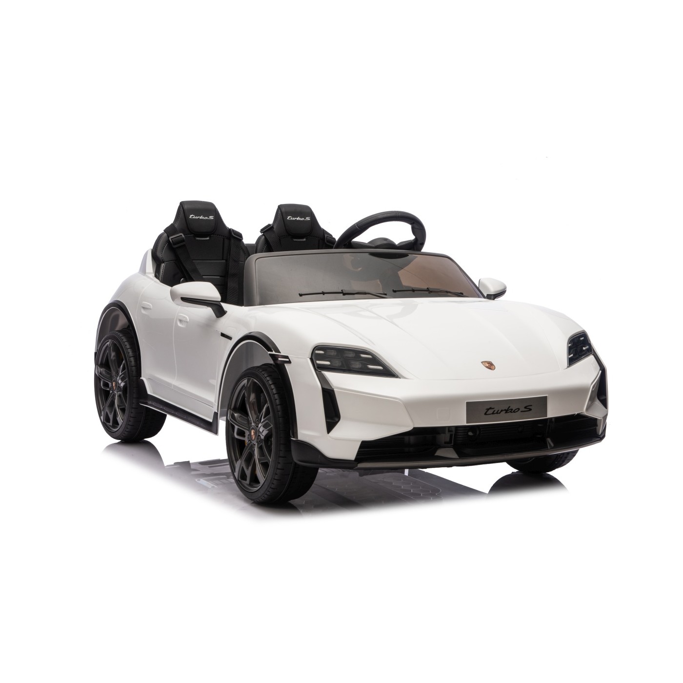 Vehicle Porsche Taycan Turbo S White