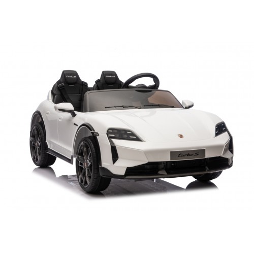 Vehicle Porsche Taycan Turbo S White