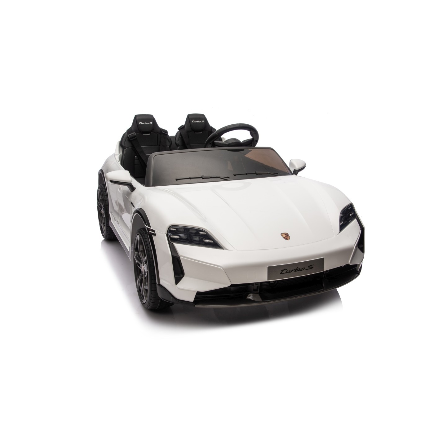 Vehicle Porsche Taycan Turbo S White