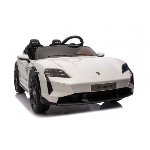 Vehicle Porsche Taycan Turbo S White