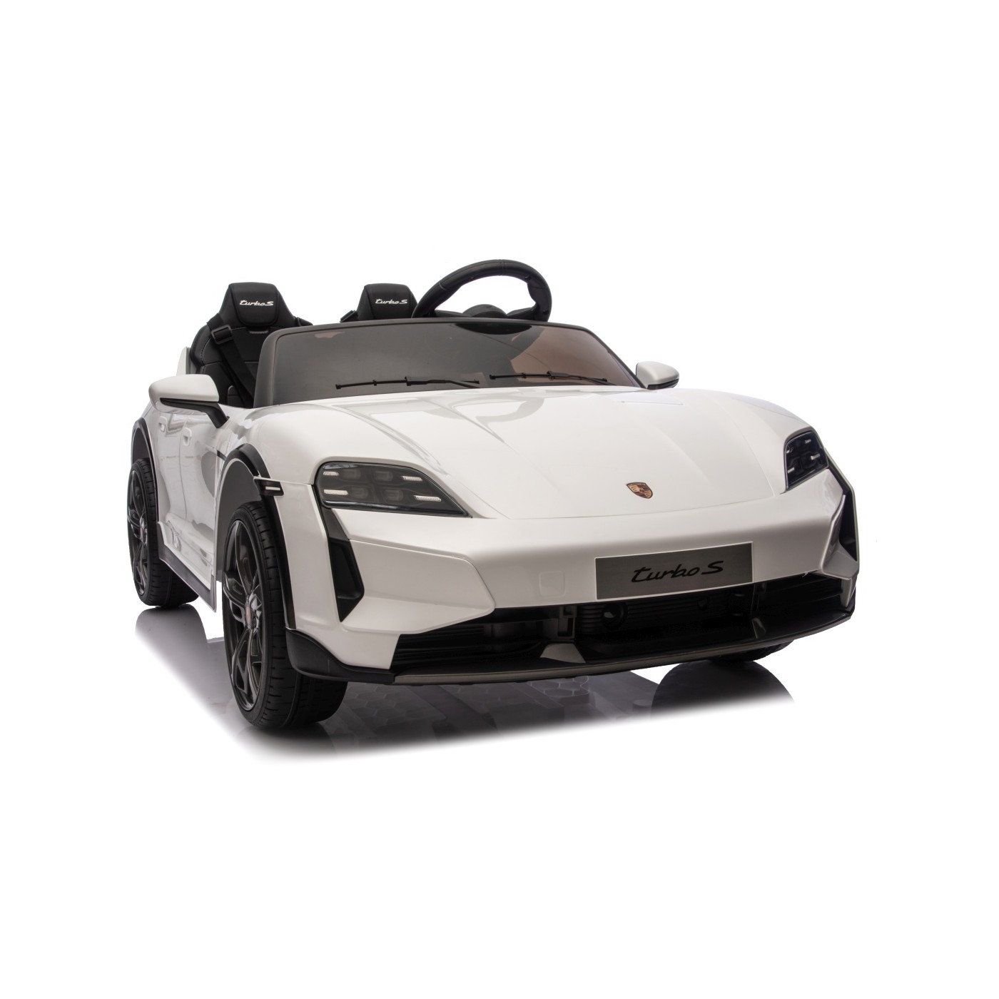 Vehicle Porsche Taycan Turbo S White