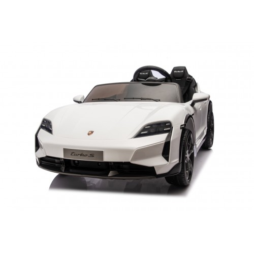 Vehicle Porsche Taycan Turbo S White