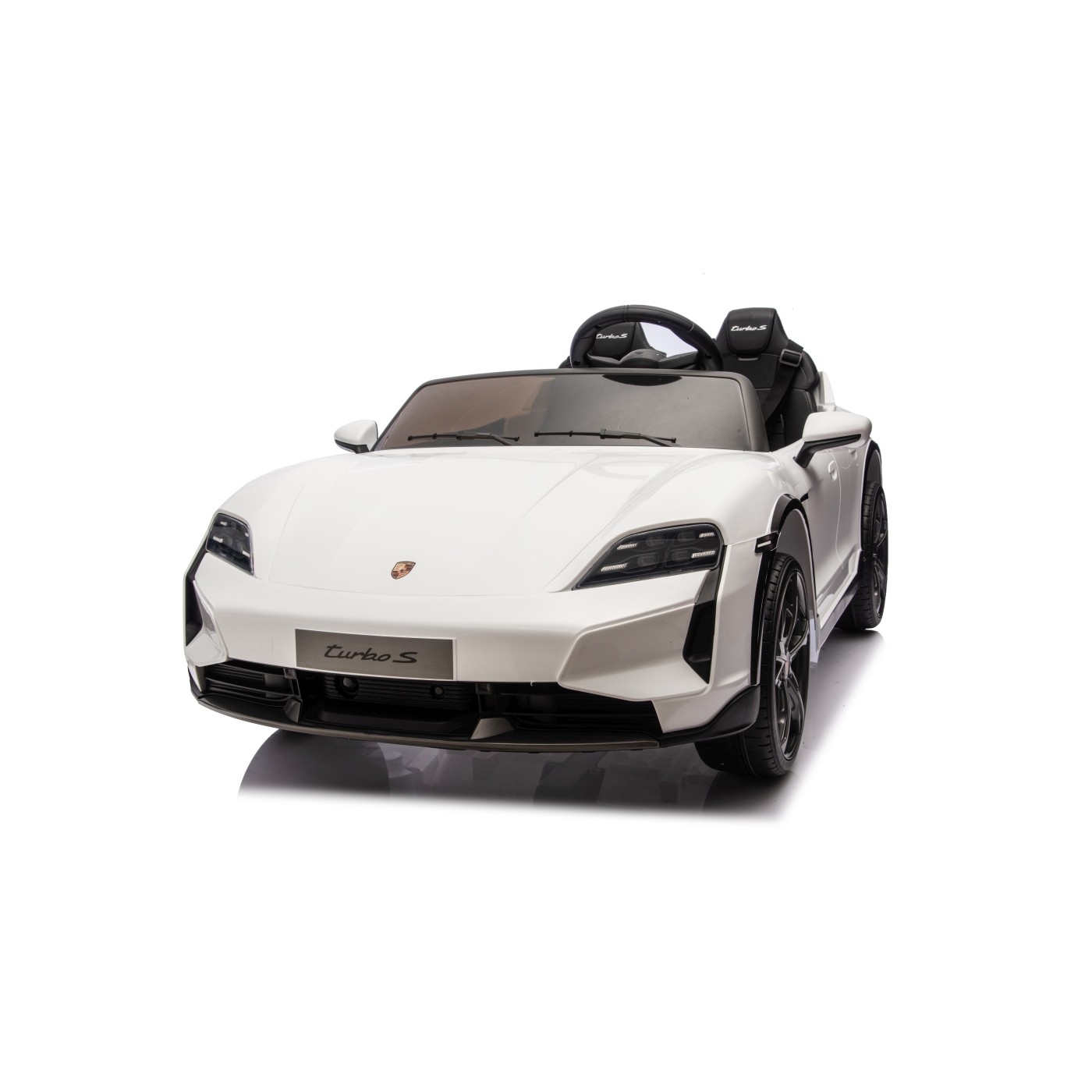 Vehicle Porsche Taycan Turbo S White